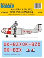 Avia VR-1.1 (Fa-223 Drache) SNB (Police) Marking