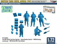 1/72 British Tank Crew, Africa 1941 "Desert Rats"