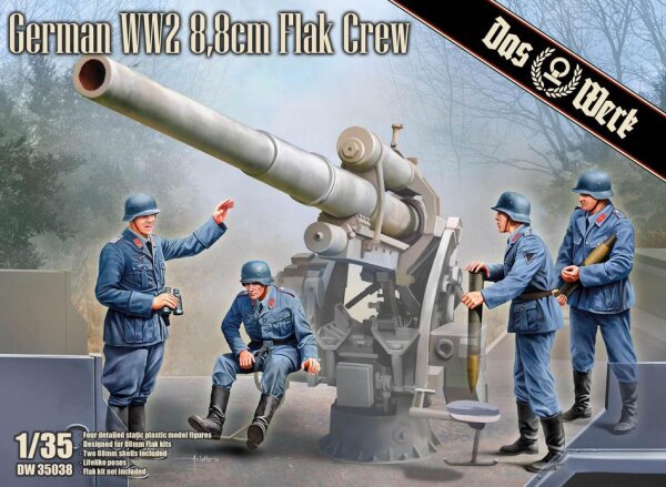 German WWII 8,8cm FlaK Crew