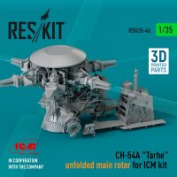 1/35 Sikorsky CH-54A Tarhe unfolded main rotor for ICM...