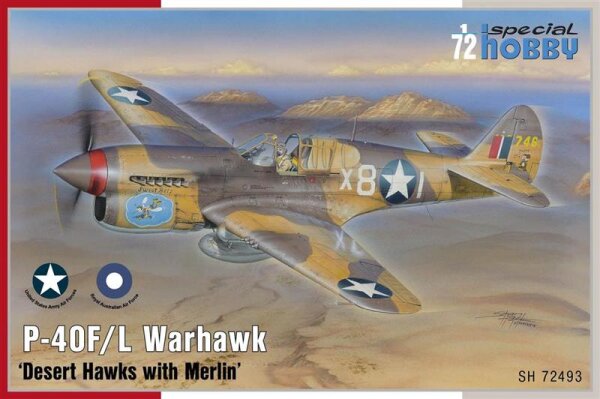 1/72 Curtiss P-40F/L Warhawk "Desert Hawks with Merlin"