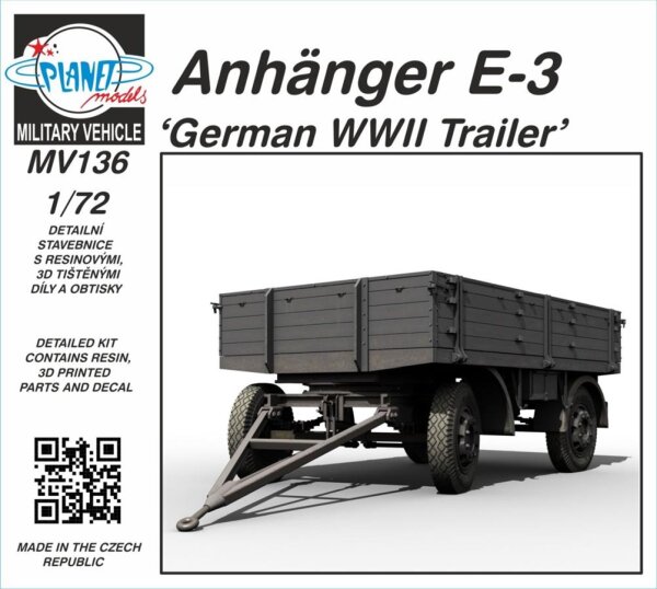 Anhänger E-3 "German WWII Trailer"