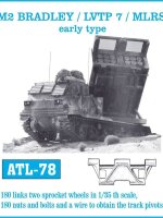 1/35 M2 Bradley, LVTP 7, M270 MLRS early type tracks