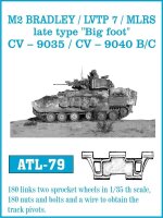 1/35 M2 Bradley, LVTP 7, M270 MLRS late "Big...