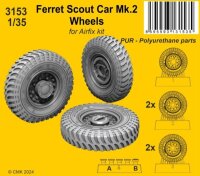 1/35 Ferret Scout Car Mk.2 Wheels for Airfix kit