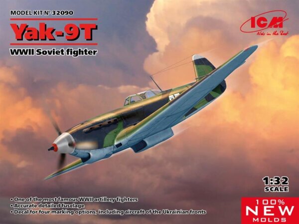 1/32 Yakovlev Yak-9T WWII Soviet Fighter