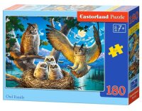 Owl Family - Puzzle 180 Teile