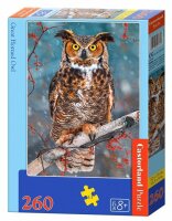 Great Horned Owl - Puzzle 260 Teile