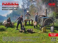 1/35 Feldküche, WWII German Field Kitchen with Cooks