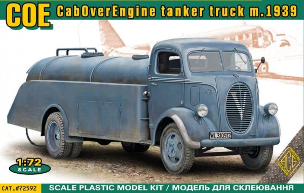 1/72 COE (CabOverEngine) Tanker Truck m.1939