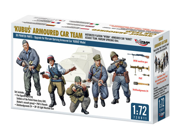 1/72 KUBUS Armoured Car Team