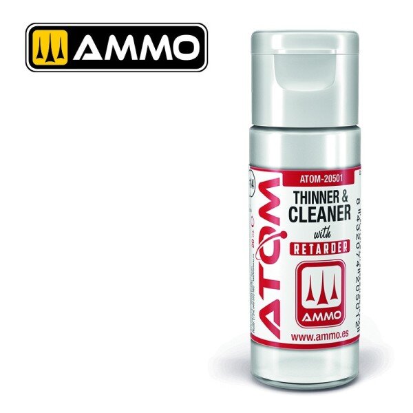 ATOM Thinner and Cleaner with Retarder 20ml