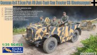 1/35 German 4x4 7.5cm Pak 40 Anti-Tank Gun Tractor C8...