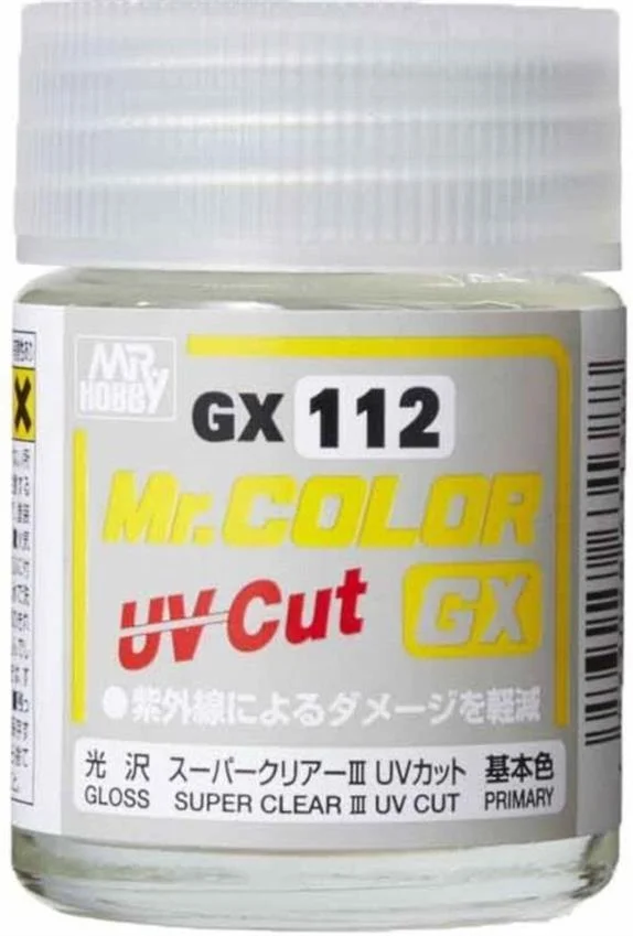 GX112 Mr. Color GX Super Clear III UV Cut Gloss 18ml