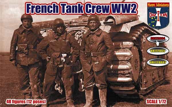 1/72 French Tank Crew WWII