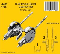 1/48 Martin B-26B/C Marauder Dorsal Turret Upgrade Set...