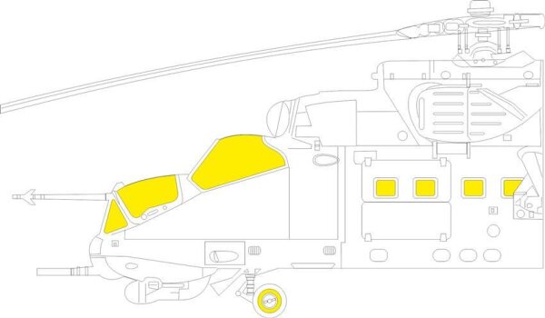 1/48 Mil Mi-24P Masks (Trumpeter)