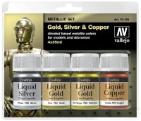 Metallic Set - Gold, Silver & Copper