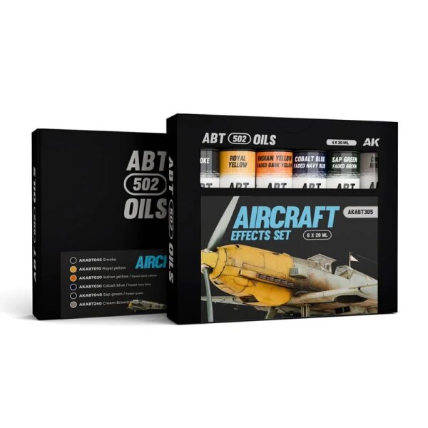 Aircraft Effects Set - ABT 502 Oils - Ölfarben