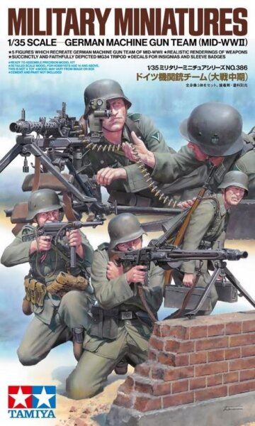 1/35 German Machine Gun Team (Mid-WWII)