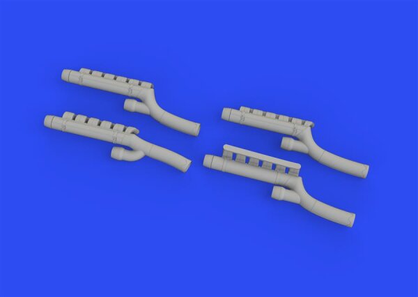 1/48 Messerschmitt Bf-110G-4 Exhaust Stacks for Eduard