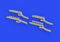 1/48 Messerschmitt Bf-110G-4 Exhaust Stacks for Eduard