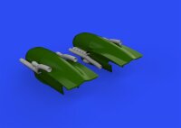 1/48 Messerschmitt Bf-110G-4 Exhaust Stacks for Eduard