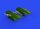 1/48 Messerschmitt Bf-110G-4 Exhaust Stacks for Eduard
