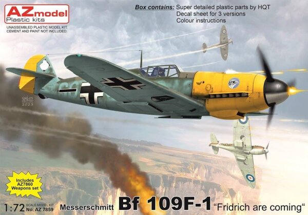 1/72 Messerschmitt Bf-109F-1 "Fridrich are coming"