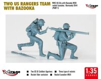 1/35 Two US Rangers Team With Bazooka - WW2 US Gls With Bazooka M1A1 Rocket Launcher, Normandy 1944 (Part 1)