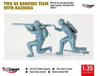 1/35 Two US Rangers Team With Bazooka - WW2 US Gls With Bazooka M1A1 Rocket Launcher, Normandy 1944 (Part 1)