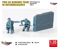 1/35 Two US Rangers Team in Reconnaissance - WW2 US Rangers Team Normandy 1944 (Part 2)