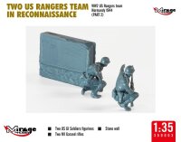 1/35 Two US Rangers Team in Reconnaissance - WW2 US Rangers Team Normandy 1944 (Part 2)