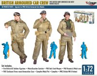 1/72 British Armoured Car Crew - WW2 British Army Armoured Car Crew Winter 1944/45