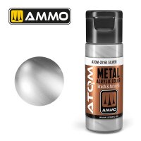 ATOM COLOR Metallic Silver 20ml