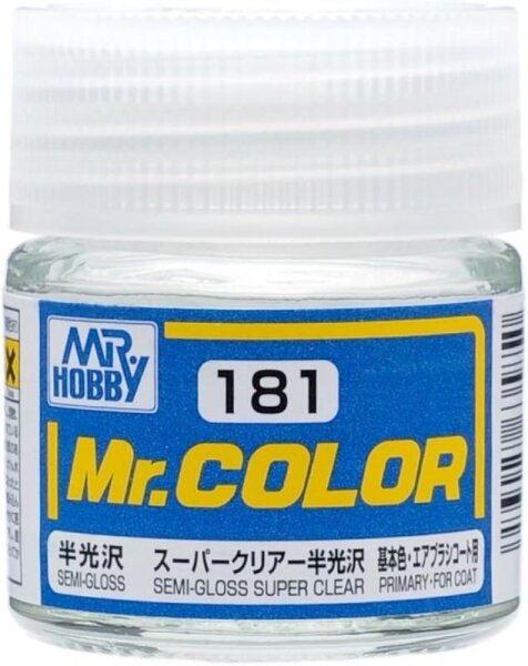 C181 Mr. Color Semi-Gloss Super Clear 10ml