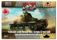 1/72 French Renault R40 Tank with 37mm SA18 Gun