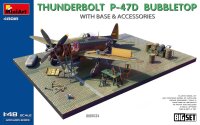 1/48 Thunderbolt P-47D Bubbletop with Base &...