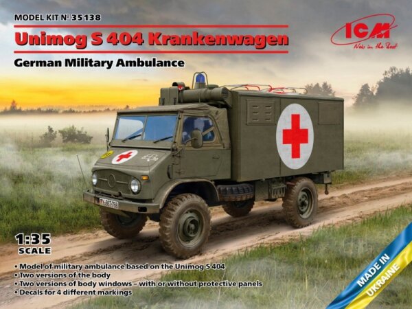 1/35 Unimog S 404 Krankenwagen - German Military Ambulance