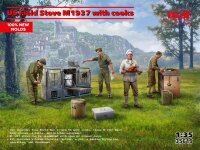 1/35 US Field Stove M1937 with cooks