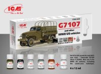 G7107 Army Truck and other WWII US Vehicles - Acrylic...