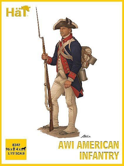 1/72 AWI American Infantry