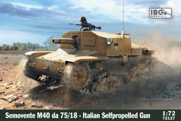 1/72 Semovente M40 da 75/18 - Italian Selfpropelled Gun