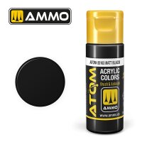 ATOM COLOR Matt Black 20ml