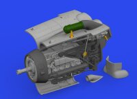 1/72 Messerschmitt Bf-109G-6 engine PRINT