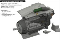 1/72 Messerschmitt Bf-109G-6 engine PRINT