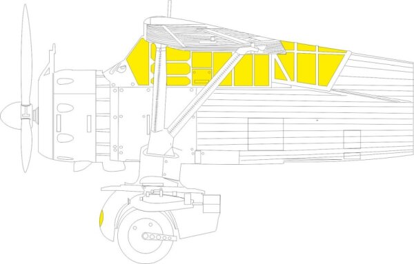 1/48 Lysander Mk.I/Mk.III Mask for Airfix