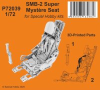 1/72 SMB-2 Super Mystère Seat for Special Hobby kits