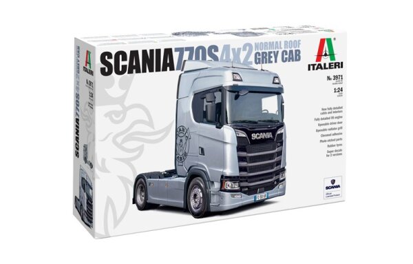 1/24 Scania 770S 4x2 Normal Roof Grey Cap