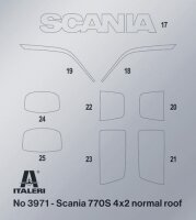 1/24 Scania 770S 4x2 Normal Roof Grey Cap